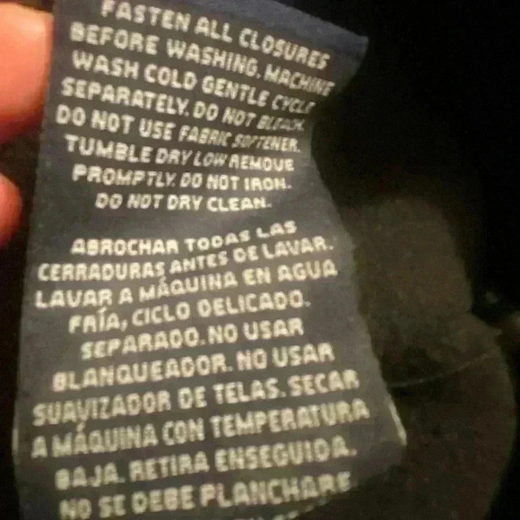 Mens NordiacTrack fleece lined jacket with adjustable hood front zipper size LG - Picture 16 of 16